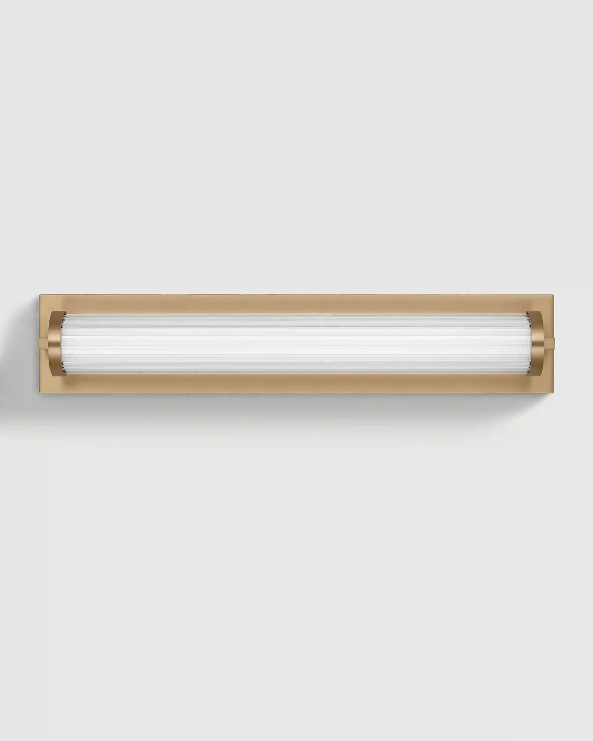 Ribbed Steel LED Vanity Sconce