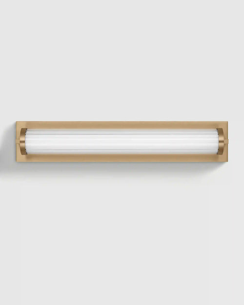 Ribbed Steel LED Vanity Sconce