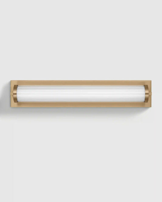 Ribbed Steel LED Vanity Sconce