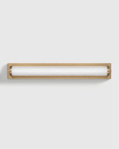 Ribbed Steel LED Vanity Sconce