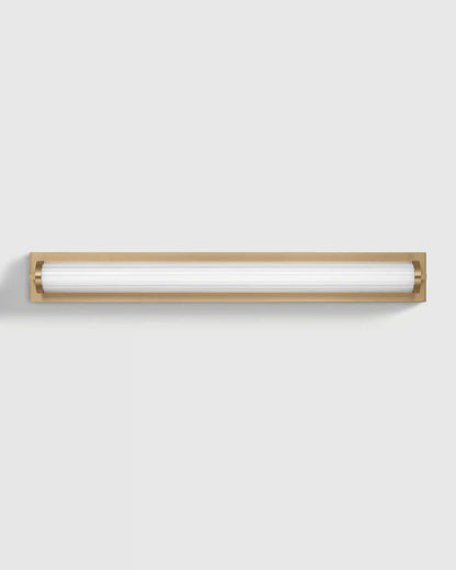 Ribbed Steel LED Vanity Sconce
