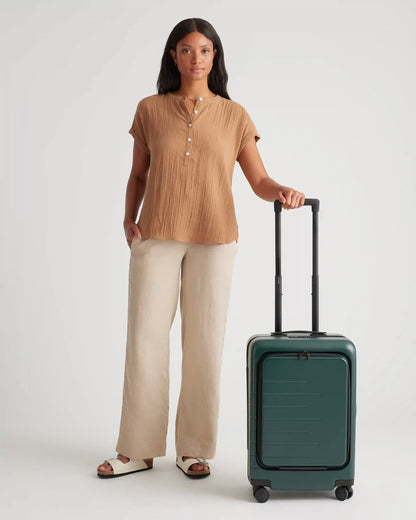 Front Pocket Carry-On Suitcase