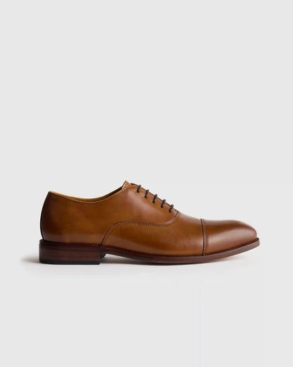 Italian Leather Cap Toe Oxford