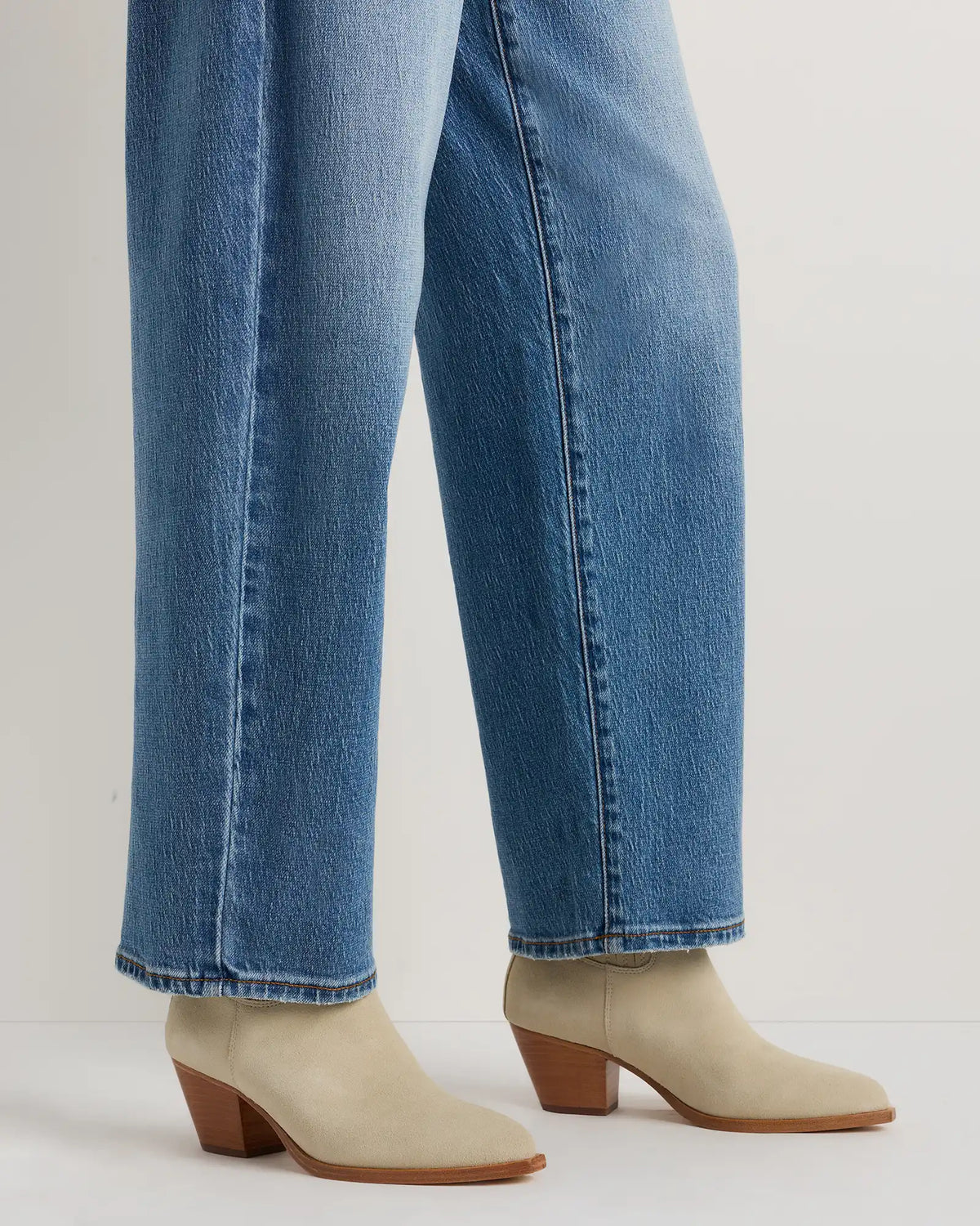 Italian Leather Western Chelsea Ankle Boot