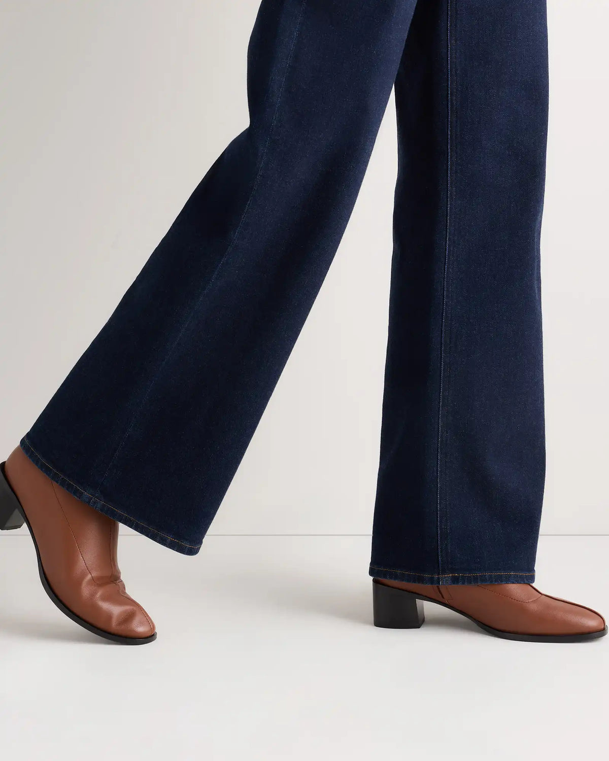 Italian Leather Stretch Sock Bootie