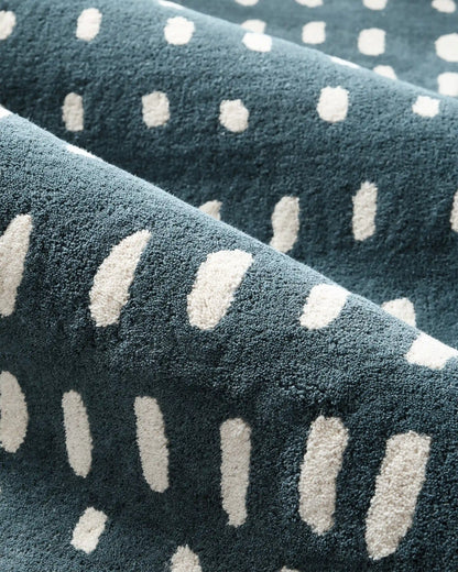 Painterly Dots Hand-Tufted Wool Rug
