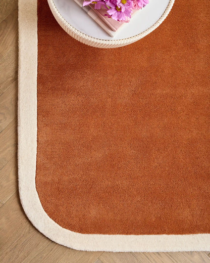 Colorful Curves Hand-Tufted Rug