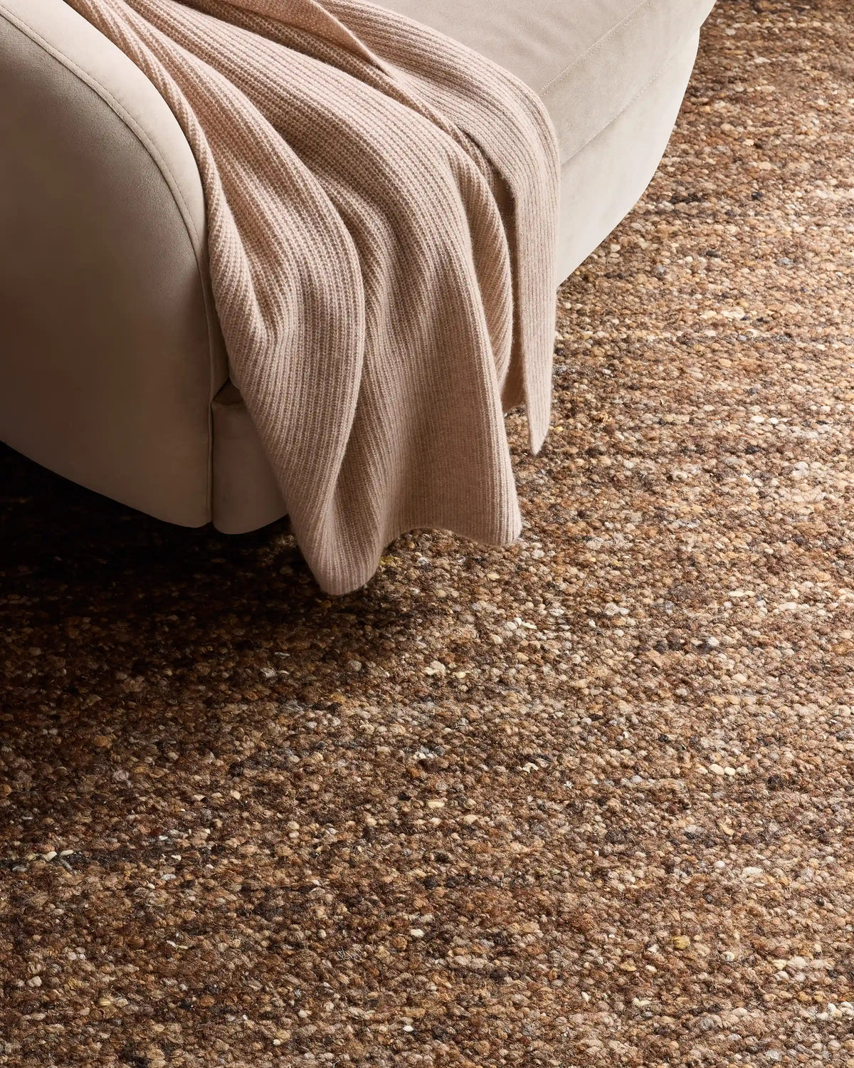 Liam Handwoven Wool Boucle Rug