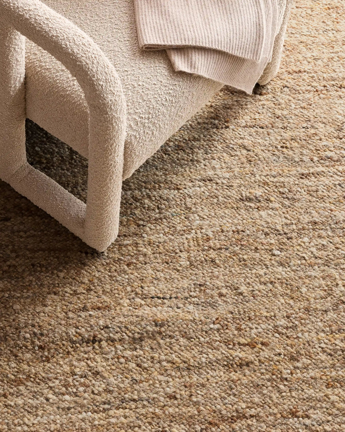 Liam Handwoven Wool Boucle Rug