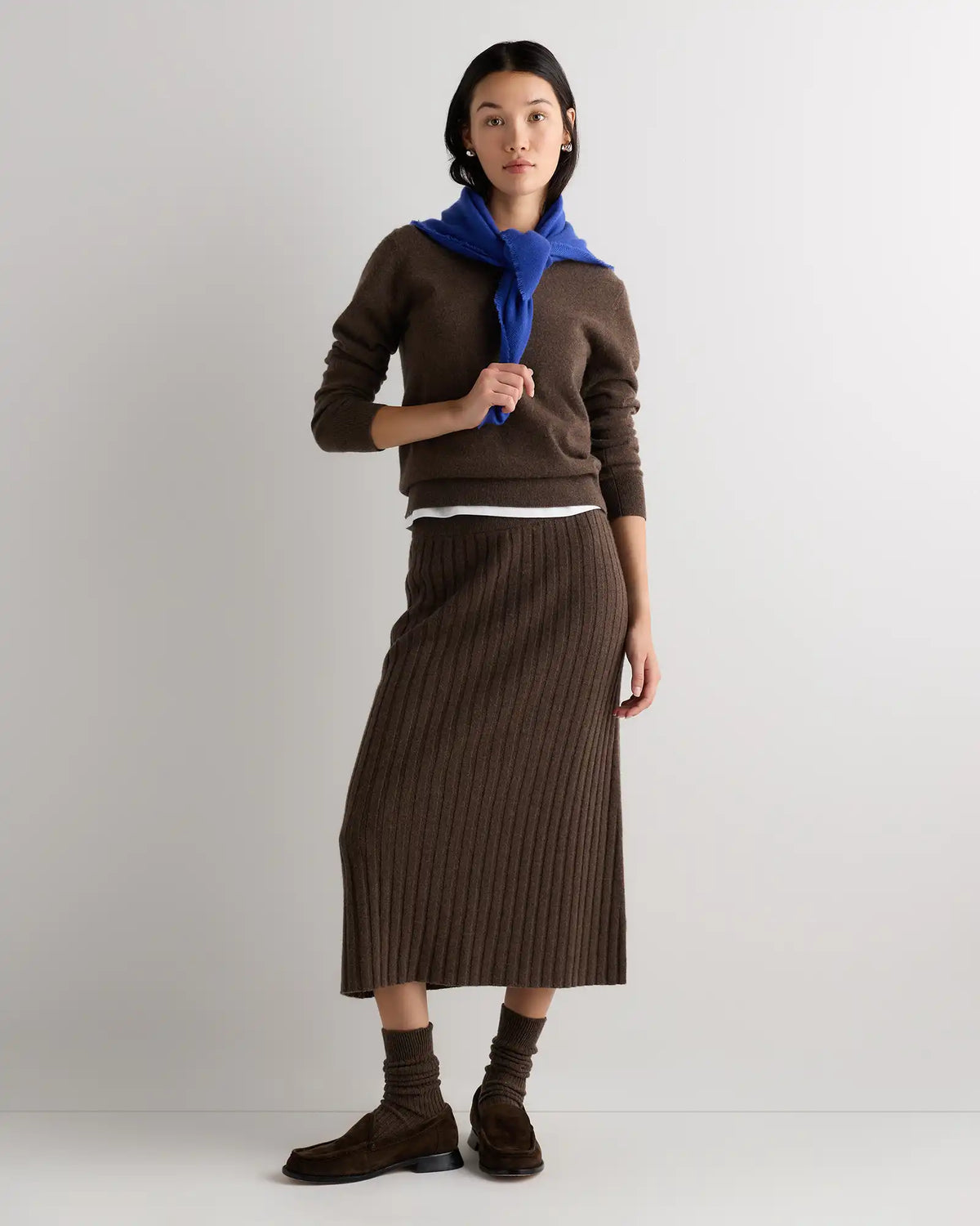 Mongolian Cashmere Square Scarf