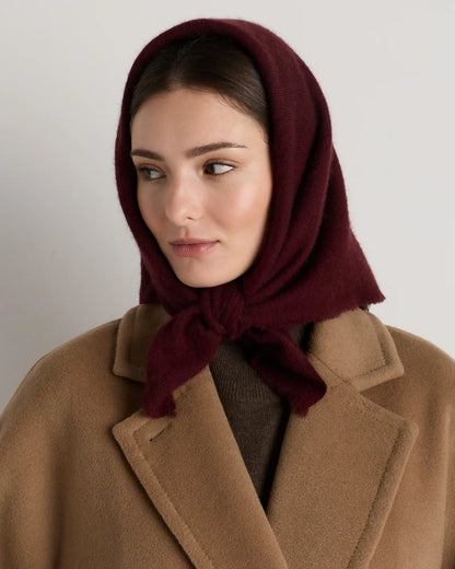 Mongolian Cashmere Square Scarf