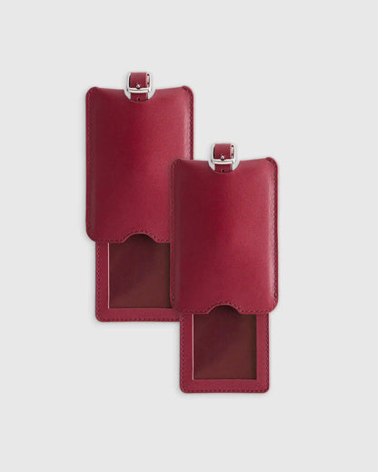 Nappa Leather Luggage Tag (2-Pack)