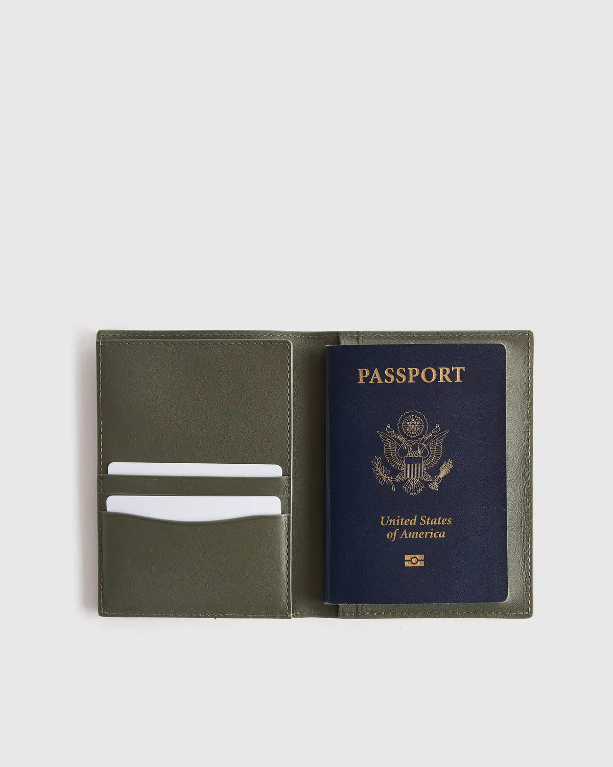 Nappa Leather RFID Blocking Passport Holder