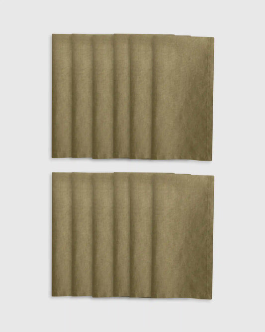 European Linen Napkins, Set of 12