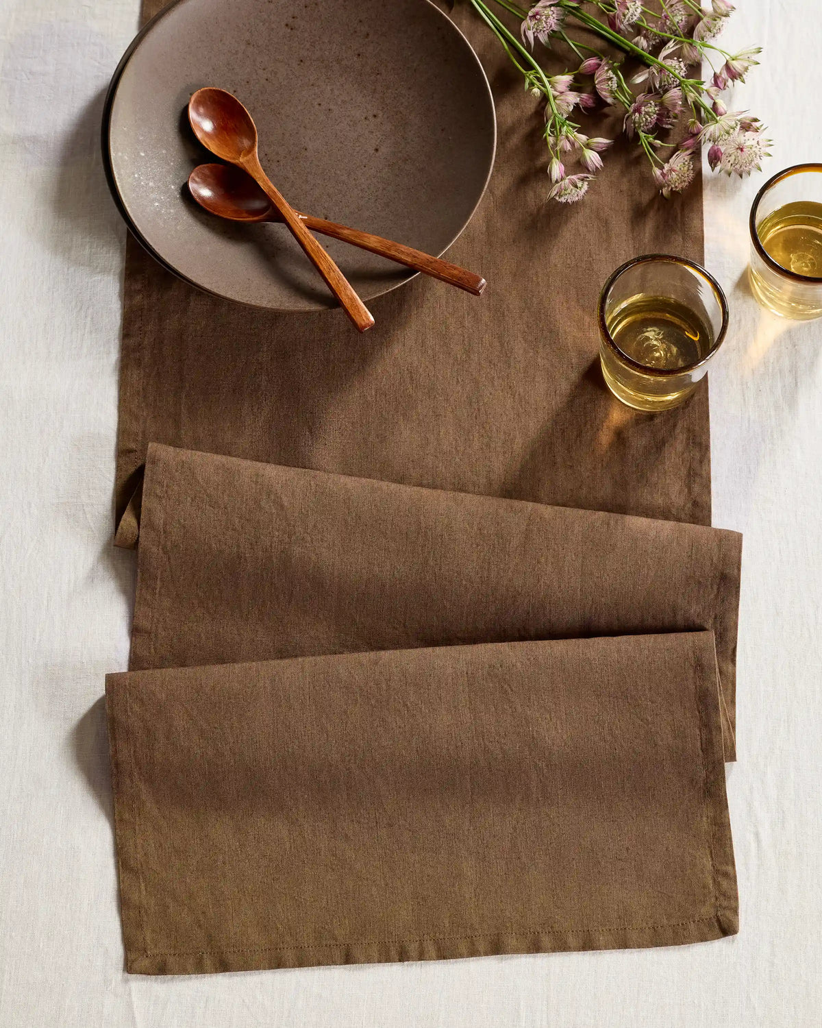 European Linen Table Runner