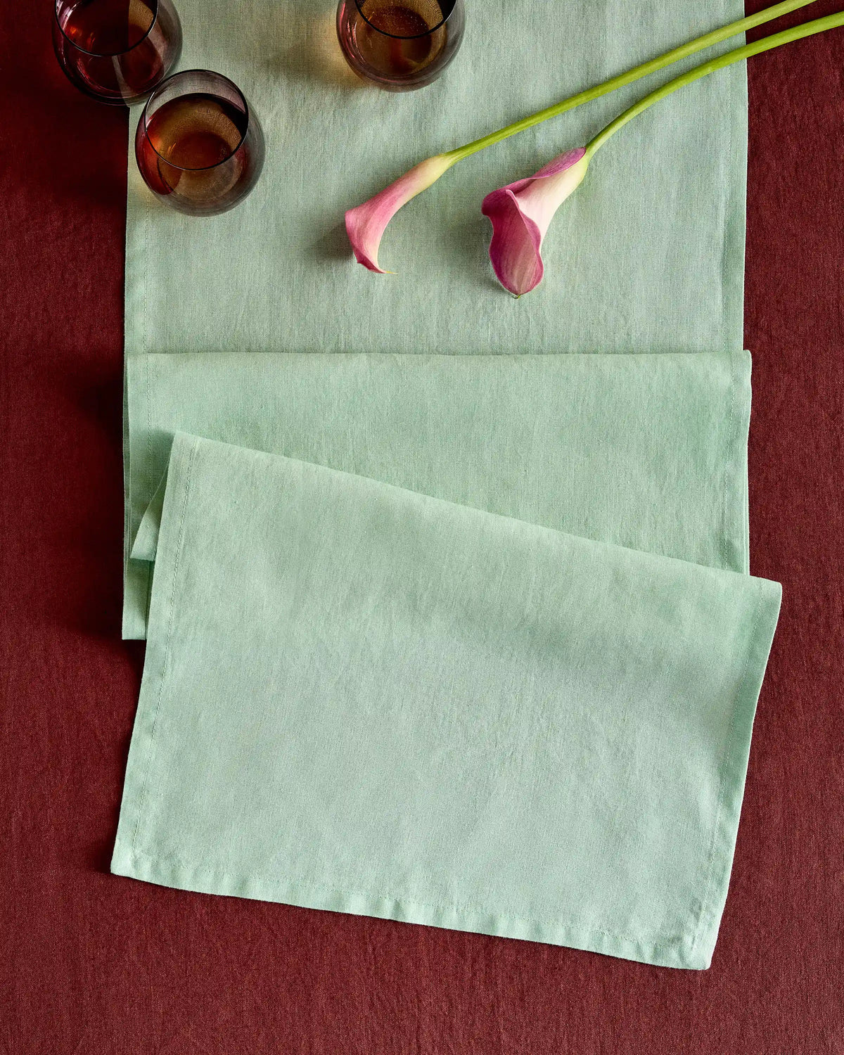 European Linen Table Runner