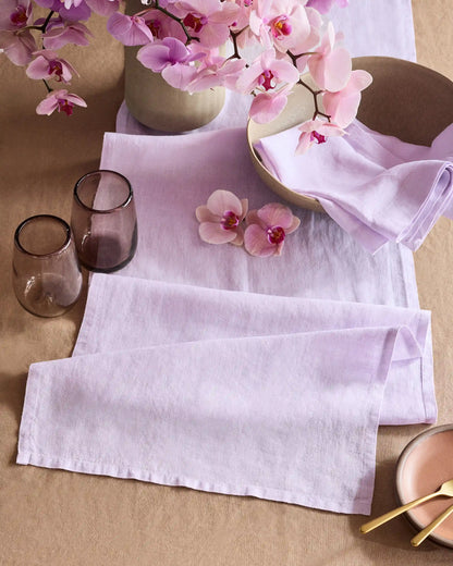 European Linen Table Runner