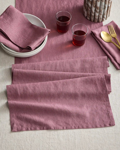 European Linen Table Runner