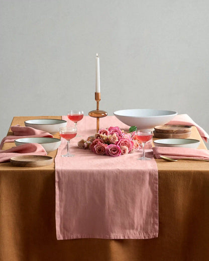 European Linen Table Runner