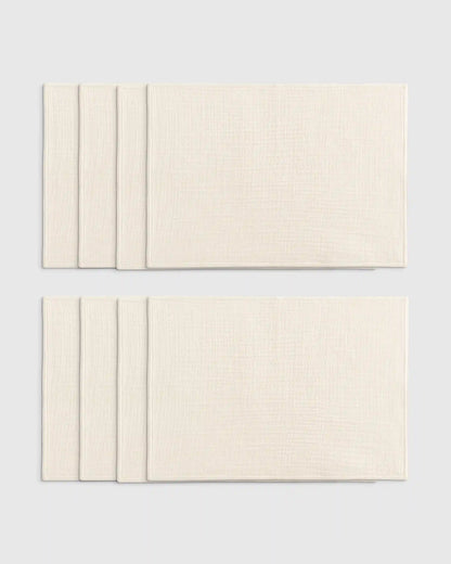 Organic Cotton Gauze Placemats (Set of 8)
