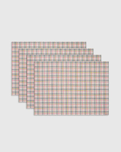 Basketweave Easy-Care Rectangular Placemat, Set of 4 by Chilewich