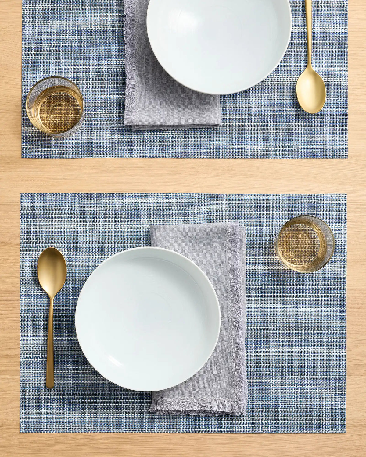 Mini Basketweave Easy-Care Rectangular Placemat, Set of 4 by Chilewich
