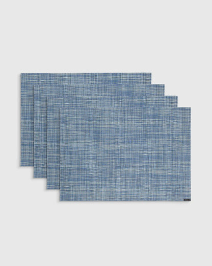Mini Basketweave Easy-Care Rectangular Placemat, Set of 4 by Chilewich