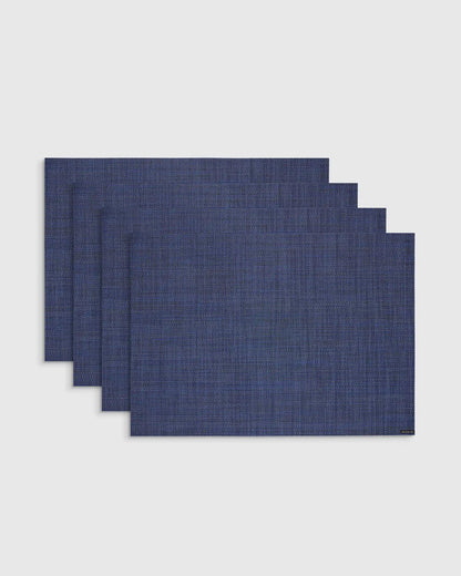 Mini Basketweave Easy-Care Rectangular Placemat, Set of 4 by Chilewich