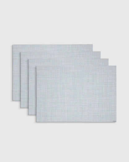 Mini Basketweave Easy-Care Rectangular Placemat, Set of 4 by Chilewich