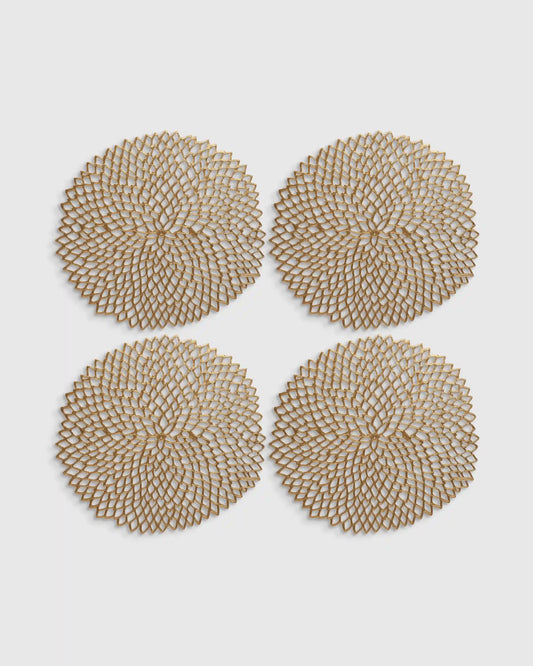 Pressed Dahlia Placemats, Set of 4 by Chilewich