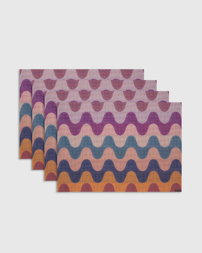 Wiggle Easy-Care Rectangular Placemat, Set of 4 by Chilewich