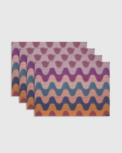 Wiggle Easy-Care Rectangular Placemat, Set of 4 by Chilewich