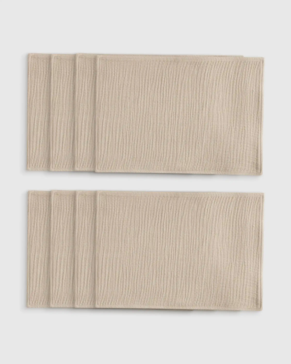 Organic Cotton Gauze Placemats (Set of 8)