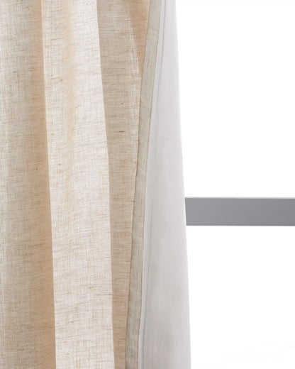 European Linen Curtain - Single Panel