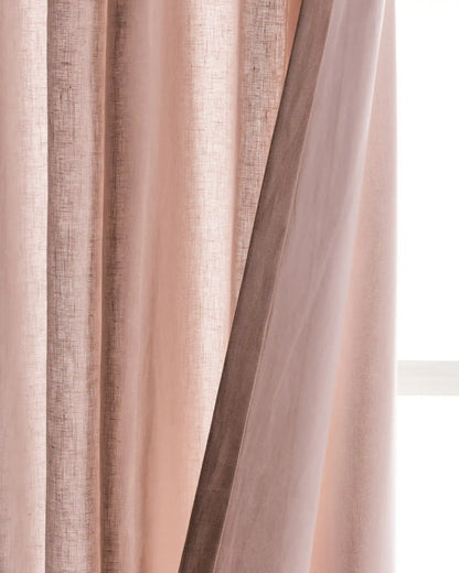 European Linen Curtain - Single Panel