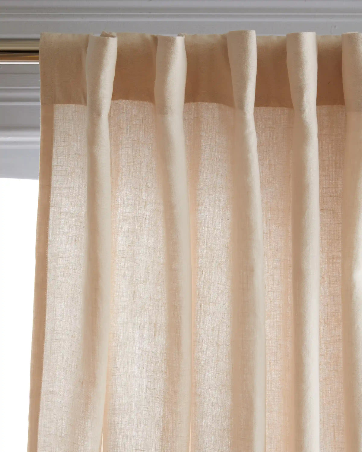 European Linen Curtain - Single Panel