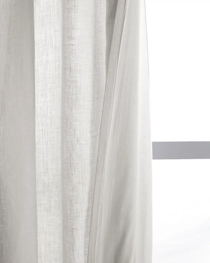 European Linen Curtain - Single Panel