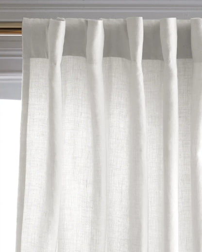 European Linen Curtain - Single Panel