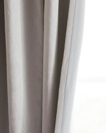 European Linen True Blackout Curtain - Single Panel