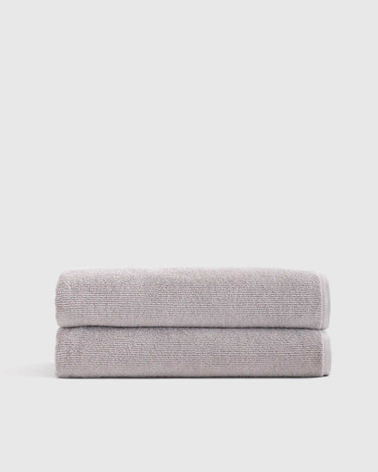 Turkish Ribbed Quick Dry Bath Sheet (Set of 2)