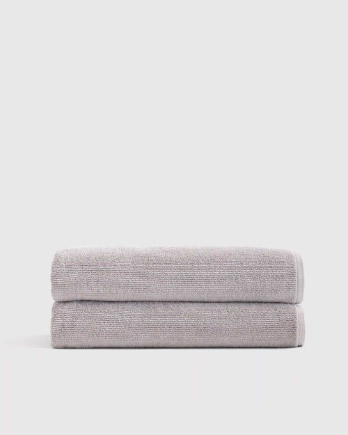 Turkish Ribbed Quick Dry Bath Sheet (Set of 2)