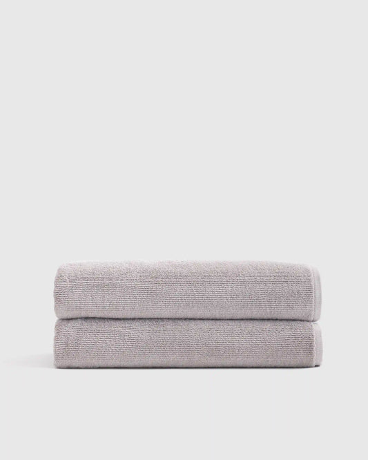 Turkish Ribbed Quick Dry Bath Sheet (Set of 2)