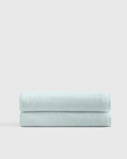 Turkish Ribbed Quick Dry Bath Sheet (Set of 2)