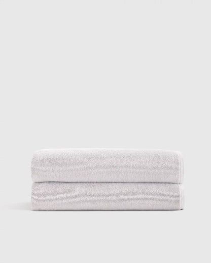 Turkish Ribbed Quick Dry Bath Sheet (Set of 2)