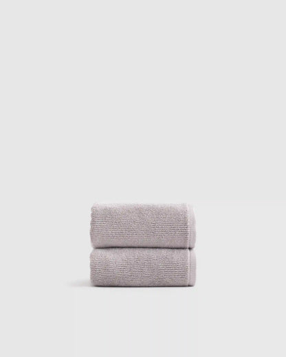 Turkish Ribbed Quick Dry Hand Towel (Set of 2)