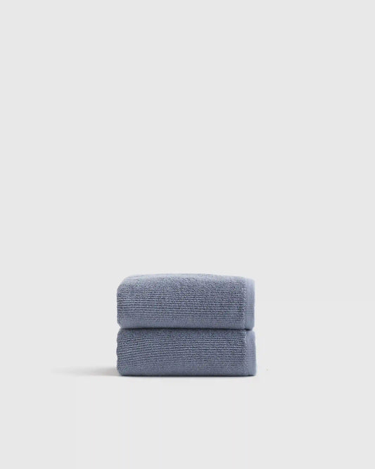 Turkish Ribbed Quick Dry Hand Towel (Set of 2)