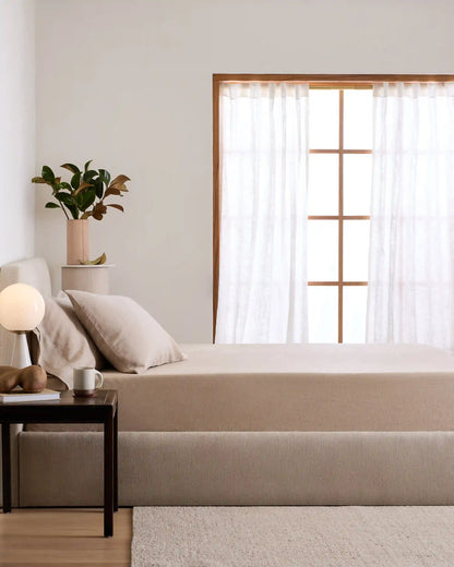 European Linen Fitted Sheet Set