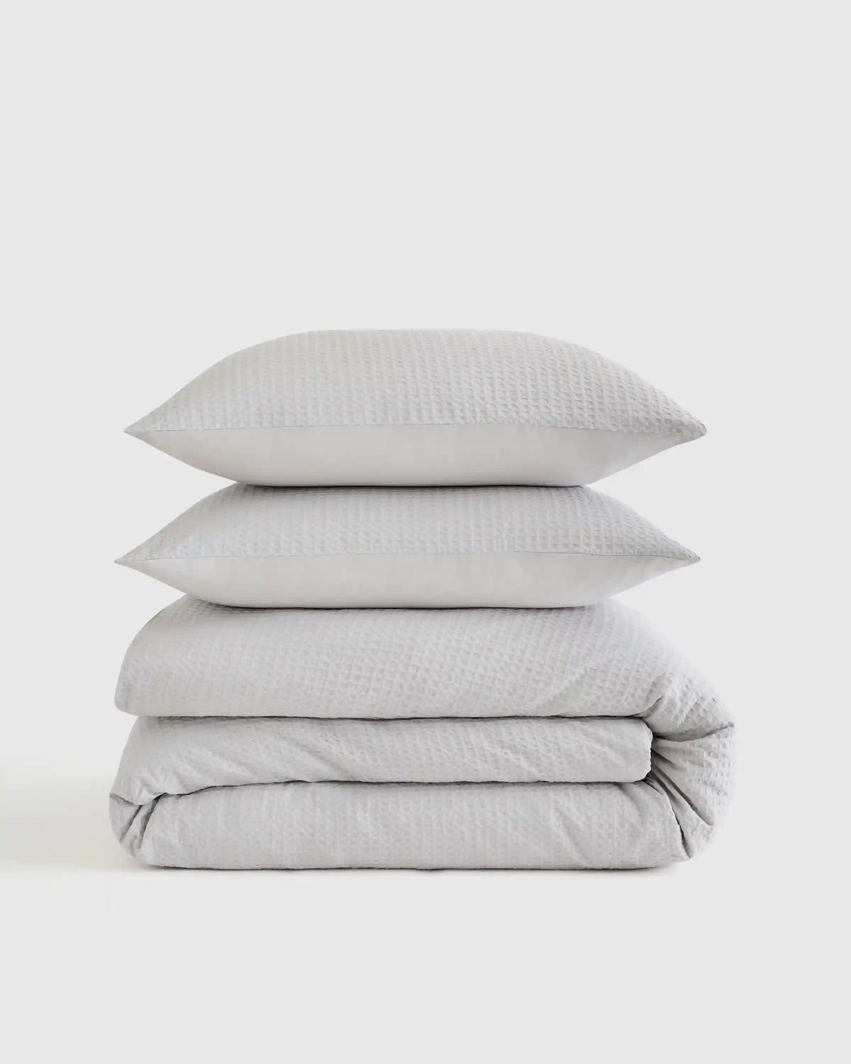 Organic Luxe Honeycomb Duvet Cover Set