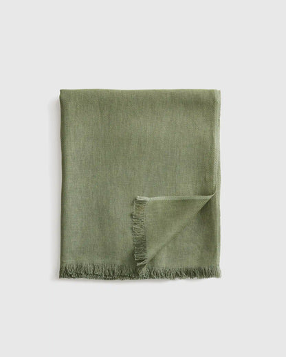 Lightweight European Linen Throw