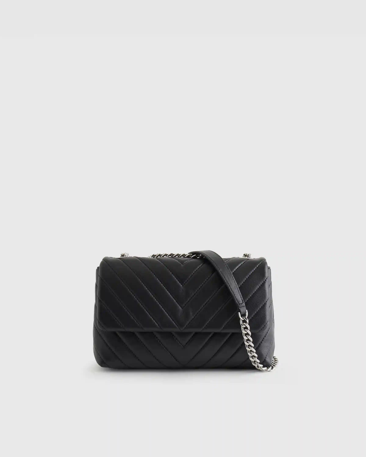 Italian Leather Quilted Convertible Crossbody